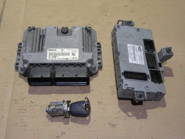 25951 Fiat Doblo II. 1,9 8v Jtd 105 Le motorvezérlő szett 0281012864 , 51798817 1. kép