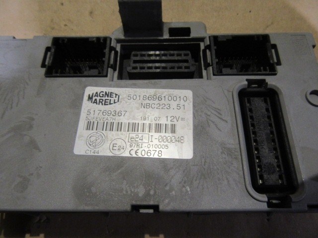 25951 Fiat Doblo II. 1,9 8v Jtd 105 Le motorvezérlő szett 0281012864 , 51798817 4. kép