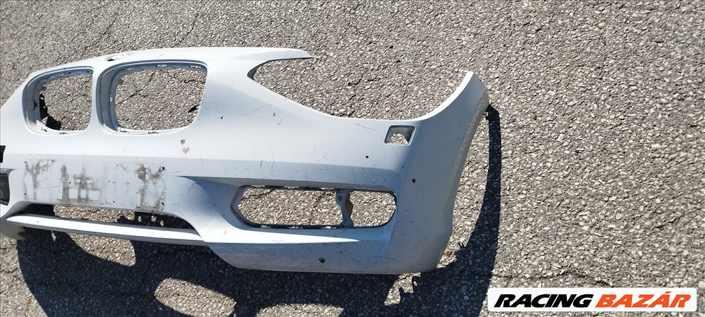 BMW 1-es sorozat F20, F21 első lökhárító fehér színben 51117245731 5. kép