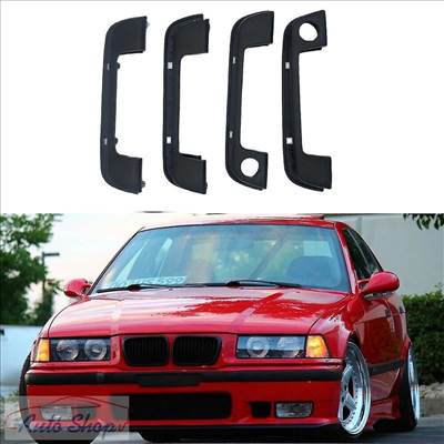BMW E36 E34 E32 ajtókilincs tömítés+külső burkolat szett 51218122442, 51218122441