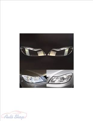 Skoda Octavia 2 1Z Facelift LÁMPA BÚRA SZETT 2009-2013 , lámpabúra ,fényszóró búra ,Minőségi termék