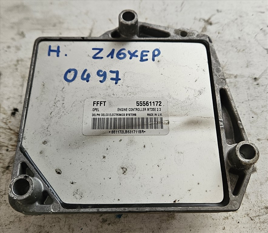 Opel Astra H 1.6 Motorvezérlő Z16xep 55561172 2. kép