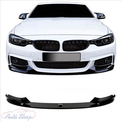 BMW F30 Limuzin , F31 Touring Fényes fekete M-PERFORMANCE ELSŐ LÖKHÁRITÓ TOLDAT , LIPE , SPOILER
