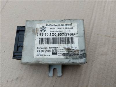 Volkswagen Phaeton keréknyomás ellenőrző rendszer vezérlőelektronika 3D0907273D