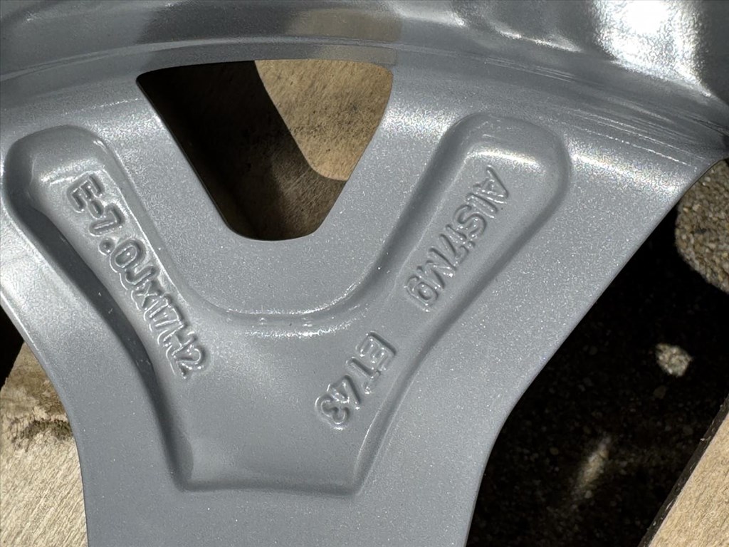 R17 5x100 Original Audi A1 A2 A3 TT Y-spoke 7J ET43 új demo gyári alufelnik felnik  7. kép