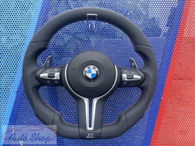 BMW M sport M3 F1 kormánykerék BMW F20 2 3 F30 4 X1 X2 X3 X4 X5 F15 X6 M-es kék piros varratokkal 