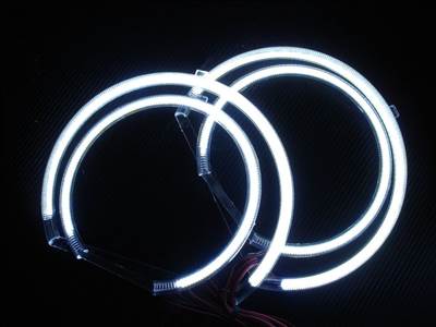 BMW ANGEL EYES -- COB -- LED 2 X 131MM , 2 X 146 MM