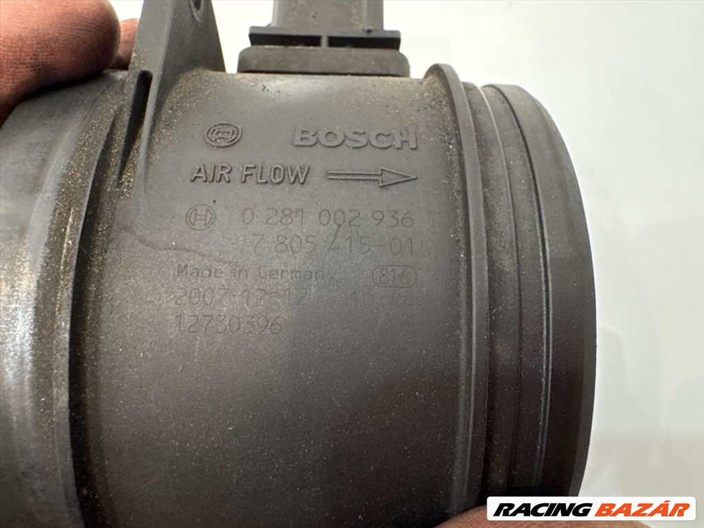 BMW X5 E70 X6 E71 3.0sd 286le 306D5 légtömegmérő 7805415 0281002936 3. kép