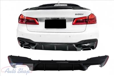 BMW G30/G31 M5 Style fényes fekete M-es diffúzor toldat