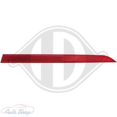  BMW F30 , F31 (2011-2019) 193-as sorozatú M-Packet , M-Tech bal oldali hátsó lökhárítóhoz Piros fényvisszaverő Prizma