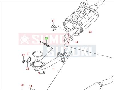 Suzuki Ignis lambdaszonda alsó 18213-86G11