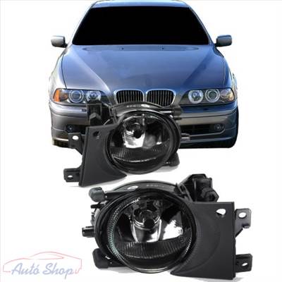 BMW E39 Facelift KÖDLÁMPA SZETT ködlámpák Lámpa alkatrész Füst színű 2000-2004