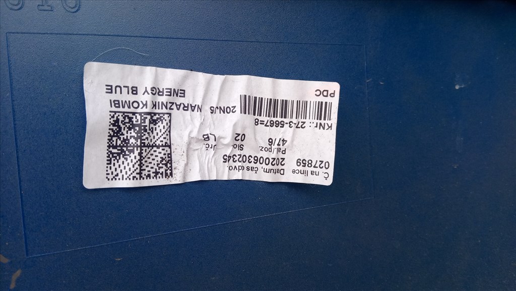 Skoda Fabia III hátsó lökhárító  6v9807421f 20nj5 11. kép