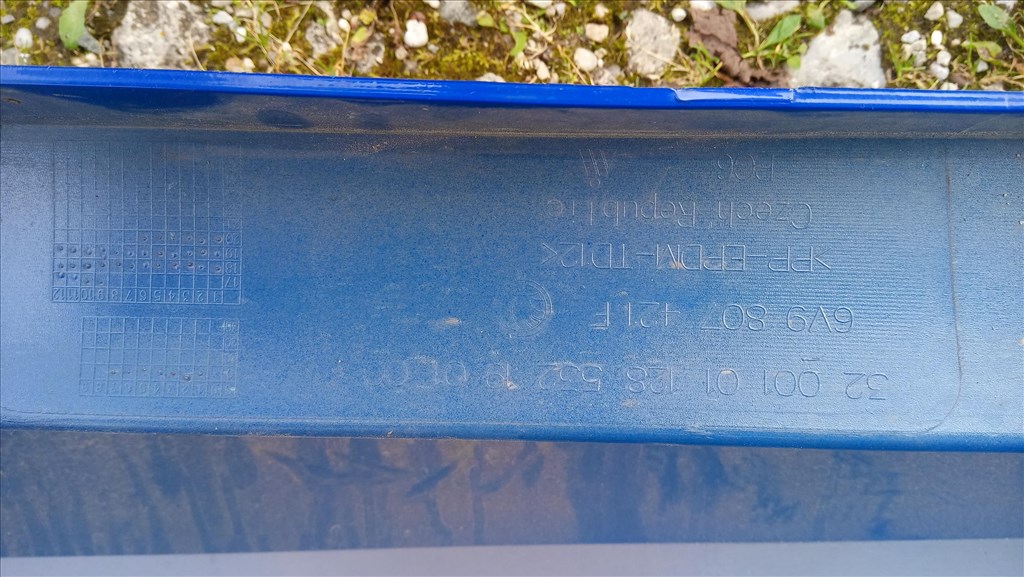 Skoda Fabia III hátsó lökhárító  6v9807421f 20nj5 12. kép