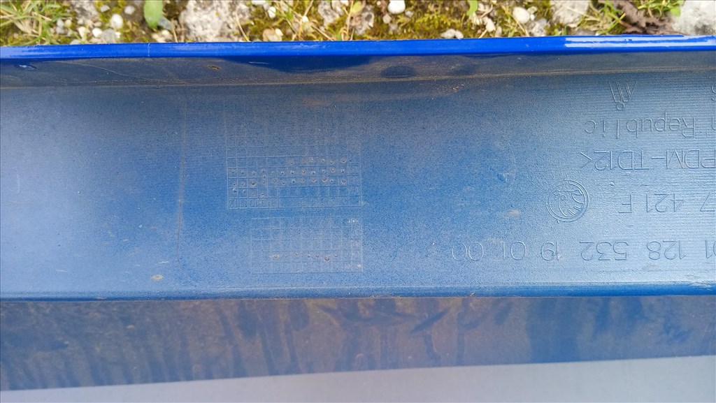 Skoda Fabia III hátsó lökhárító  6v9807421f 20nj5 14. kép