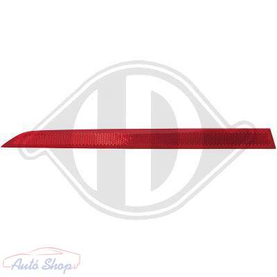  BMW F30 , F31 (2011-2019) 193-as sorozatú M-Packet , M-Tech jobb oldali hátsó lökhárítóhoz Piros fényvisszaverő Prizma