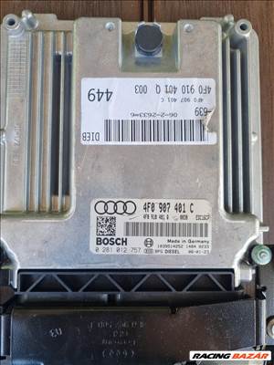 Audi A6 (C6 - 4F) 3.0 TDI quattro motorvezérlő elektronika  4f0907401c 0281012757