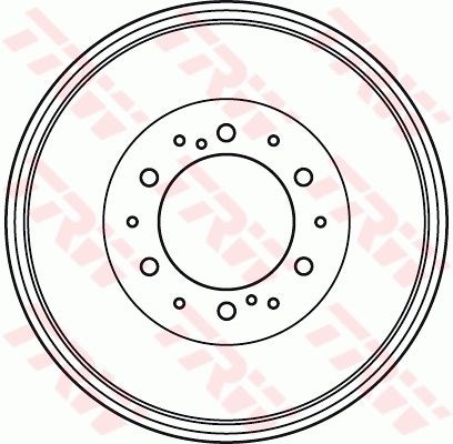 fékdob TRW DB7036 for TOYOTA 2. kép