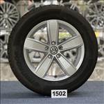 Volkswagen 17 gyári alufelni felni, 5x112, 215/55 nyári, Passat (1502)