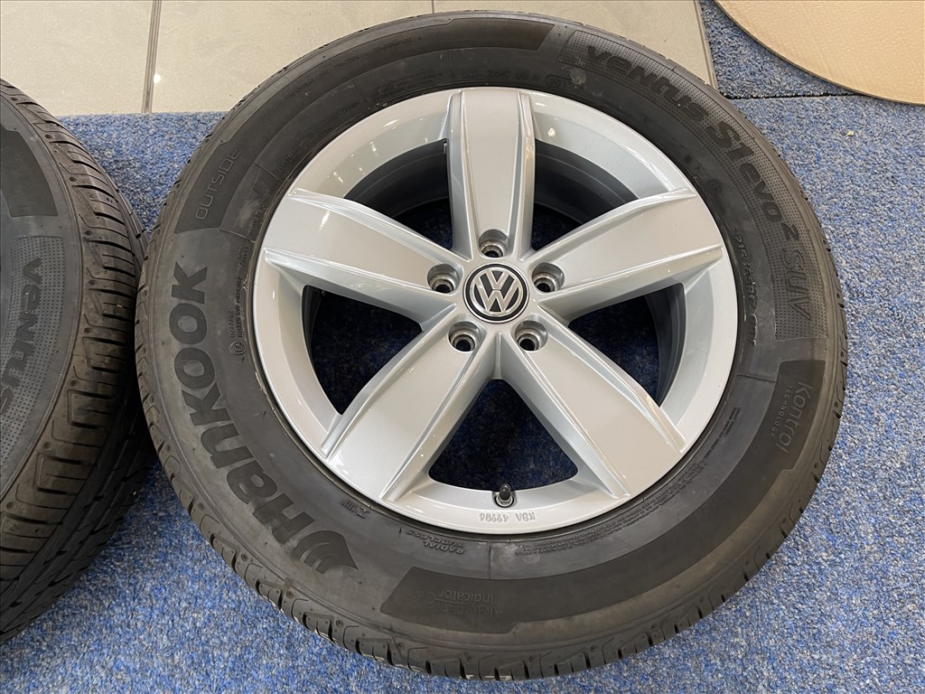 Volkswagen 17 gyári alufelni felni, 5x112, 215/55 nyári, Passat (1502) 4. kép