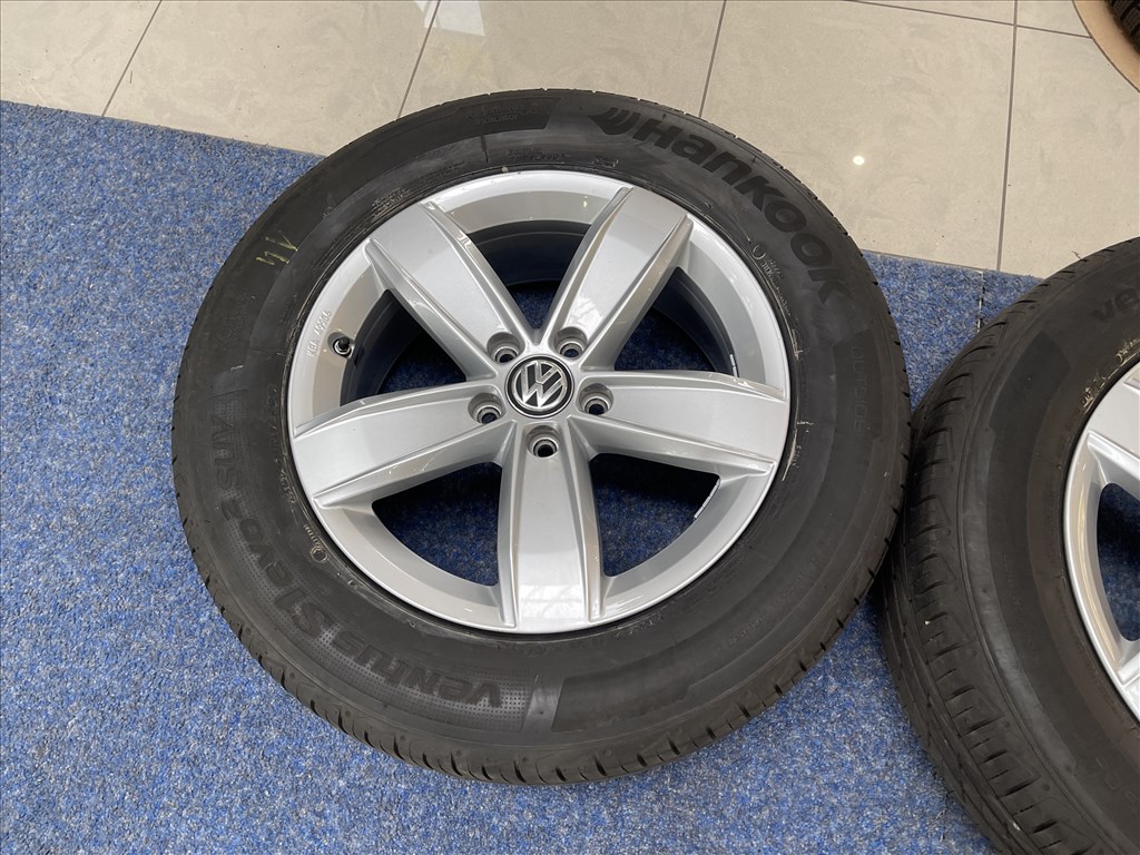 Volkswagen 17 gyári alufelni felni, 5x112, 215/55 nyári, Passat (1502) 7. kép
