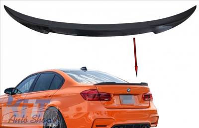 BMW F30 , F80 M4 Design Eredeti szénszálas , Karbon Csomagtér Spoiler , 2011 - 2018 , Minőségi termék
