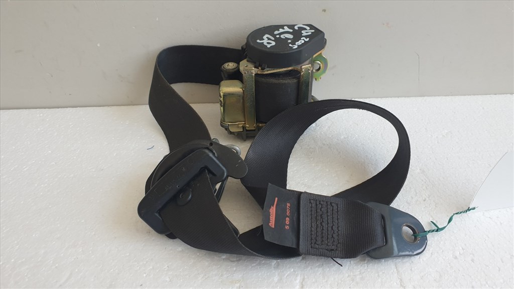 509577 Citroen C4, 2005, Jobb Első Övfeszítő, Biztonsági Öv, 5 Ajtóshoz. 1. kép