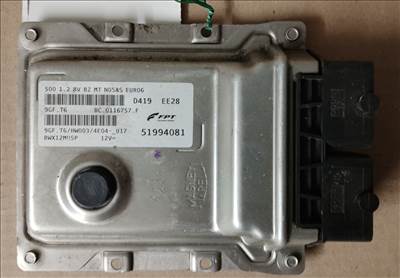 Fiat 500 2007-2015 1,2 8v benzin motorvezérlő 51994081