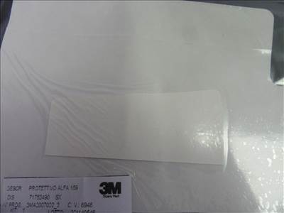 Alfa Romeo 159 gyári új bal első küszöb spoiler matrica 71752490