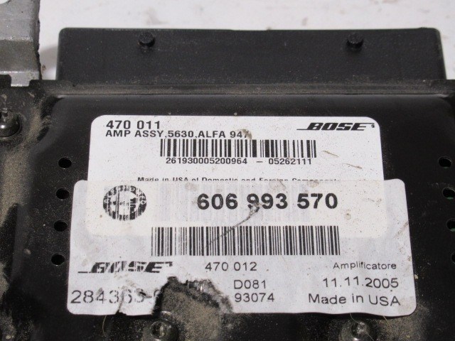 Alfa Romeo Gt erősítő 606993570 4. kép