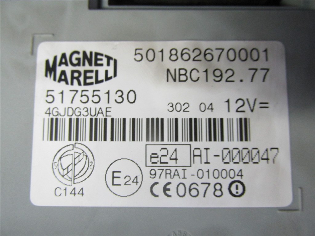 72157 Fiat Stilo 1,9 Jtd motorvezérlő szett 0281011553 3. kép