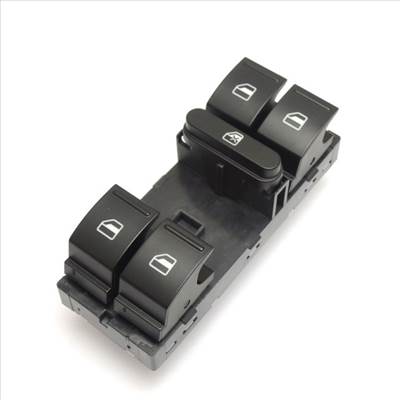 Volkswagen Golf V-VI-VII-Passat B6-B7-Jetta-Touran-Polo Seat Altea-Leon-Toledo ablakemelő kapcsoló 4 ablakos 1K4959857B-