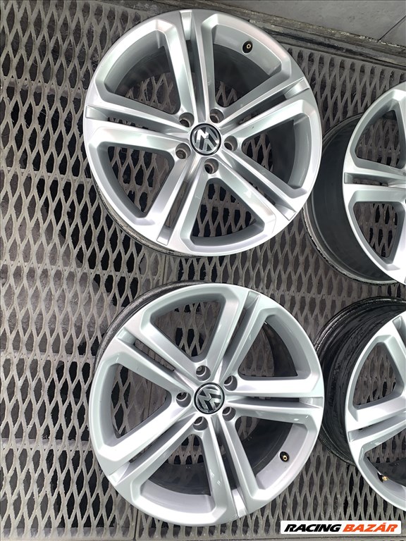  5x112 lyukosztású 8J 18" használt Mallory volkswagen (gyári felni) alufelni 4. kép
