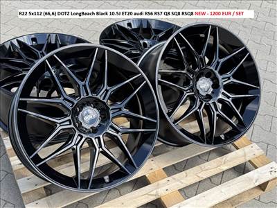R22 5x112 (66,6) DOTZ LongBeach Black 10.5J ET20 audi RS6 RS7 Q8 SQ8 RSQ8