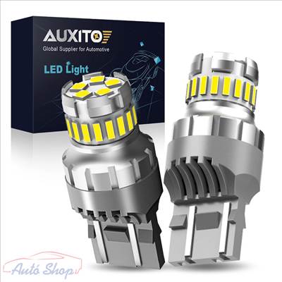 T20 W21-5W LED AUTÓ ÉGŐ , IZZÓ SMD LED 7443