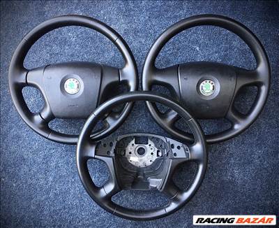 Eladó Skoda  Fabia Octavia Superb II-es hibátlan bőr és műanyag Rs kormányok. Bp/posta