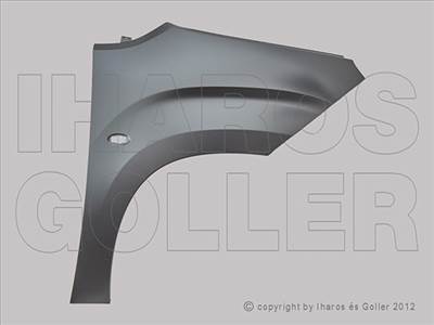 Toyota Proace City 2020-2024 - Első sárvédő jobb oldalvillogós