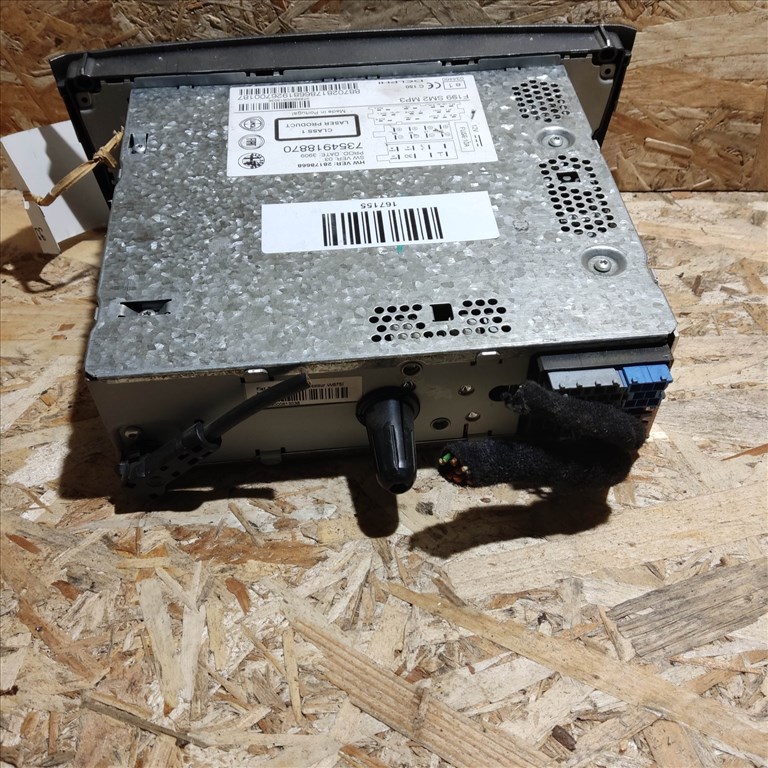 167155 Fiat Grande Punto Cd-s Rádió Delphi Nincs Kód hozzá!!!!! 735481299 735491887 2. kép