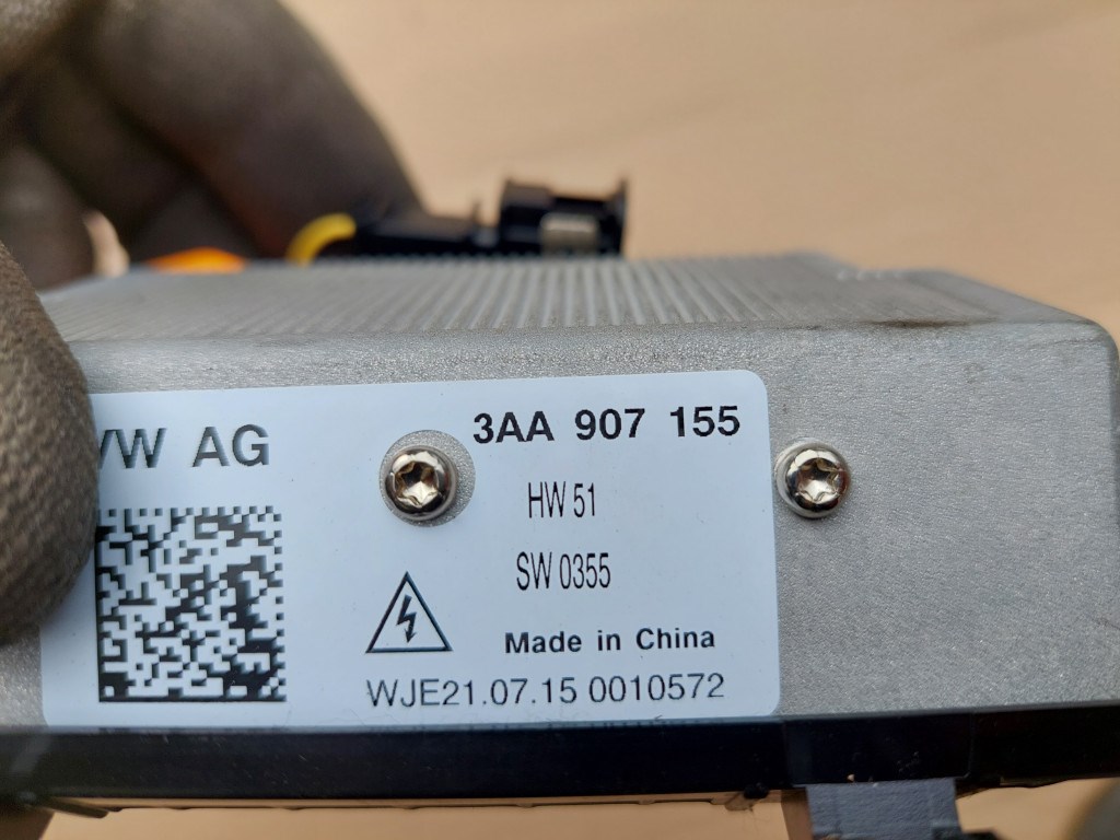 Skoda Octavia III-VW Passat B7-CC inverter 3AA907155 2. kép