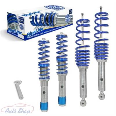 BMW E39 JOM BlueLine Erősitett Állítható Sport Futómű Felfüggesztés , Sport futóművek, Állíható magasságú,Futómű tuning