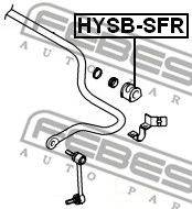 FEBEST HYSB-SFR - Stabilizátor szilent HYUNDAI