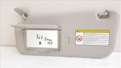 508156 Kia Soul 2011, Bal Napellenző, Tükörrel Szerelt.