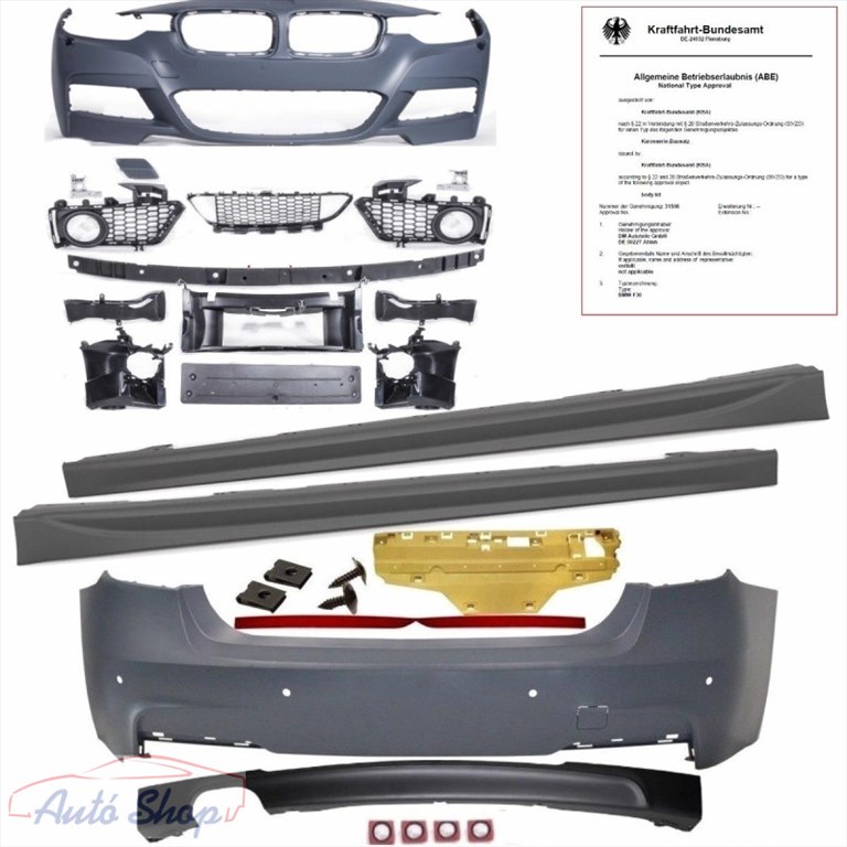 BMW F30 M-Tech M-Packet M-es LÖKHÁRITÓ CSOMAG SZETT 3. kép
