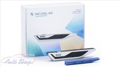Gyári BMW valódi természetes Air Car utastér illatosító készlet tartó + 1 DB Starter Kit 83125A7DC77