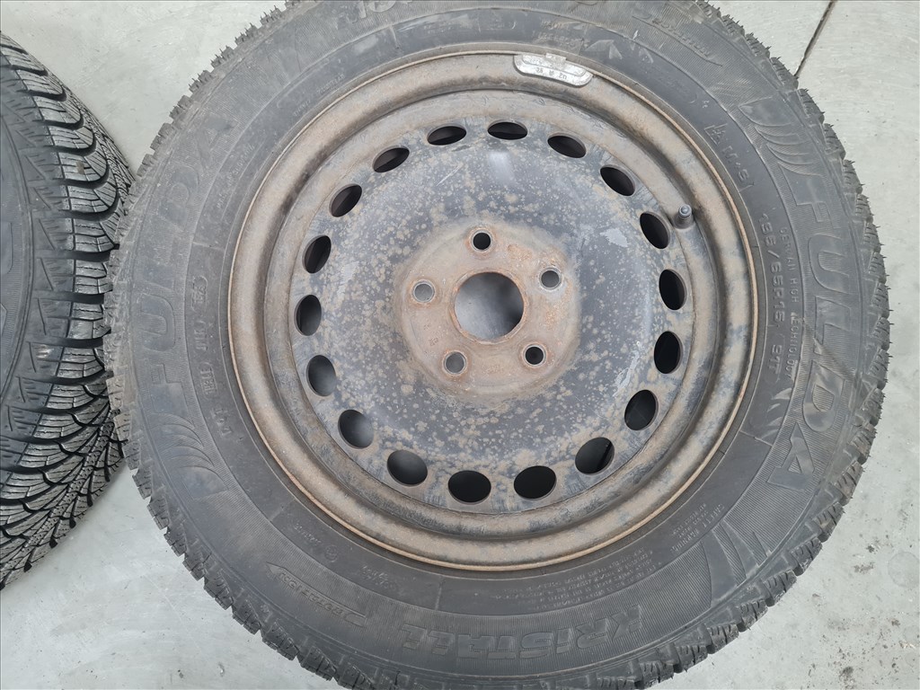  5x112 15" lemezfelni pár Fulda téli gumikkal (20276, 26144) 3. kép