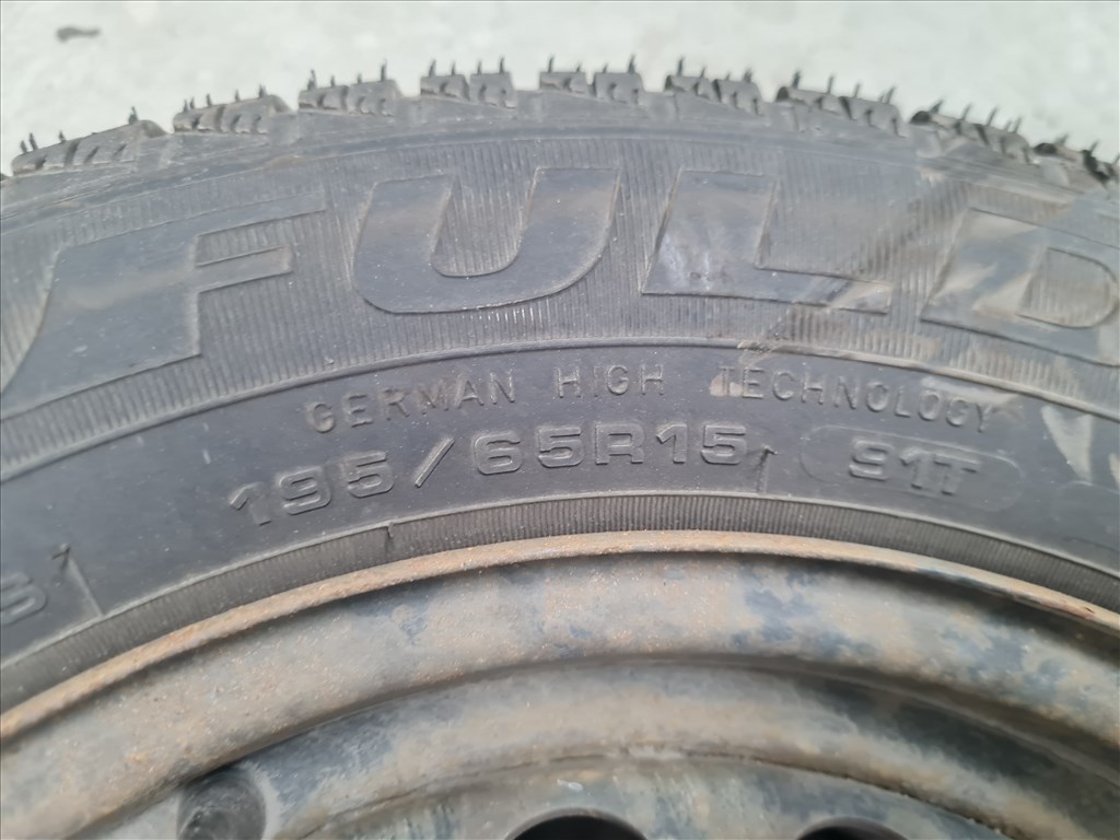  5x112 15" lemezfelni pár Fulda téli gumikkal (20276, 26144) 7. kép