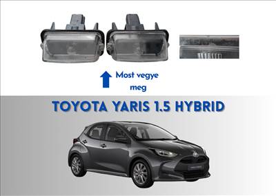 Toyota Yaris 1.5 Hybrid 2021 rendszámtábla világítás val265382 l000012