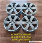4x100 15" Suzuki Swift gyári alufelni garnitúra /Ignis,Splash/