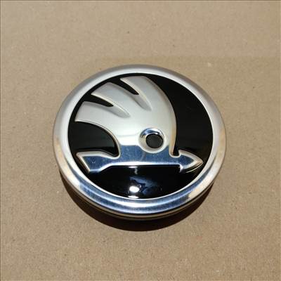 Skoda gyári új fekete króm felni közép kupak 5E0 601 151 FOD 5e0601151fod