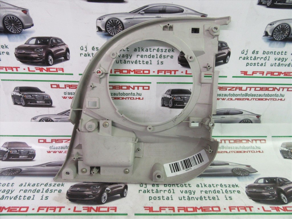 Fiat Punto III.  735304635 számú, jobb első hangszóró tartó fehér  2. kép